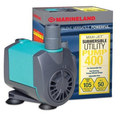 Marineland NJ400 Maxi-Jet Submersible Utility Pump, 7-Watt, 106 GPH