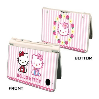 Pacers Hello kitty with Strawberry DSi XL skins decorative decals