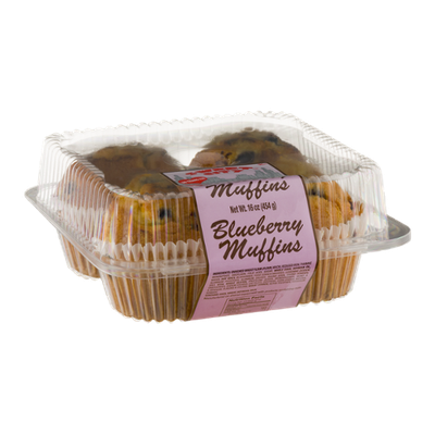 Sweet City Blueberry Muffins - 4 CT