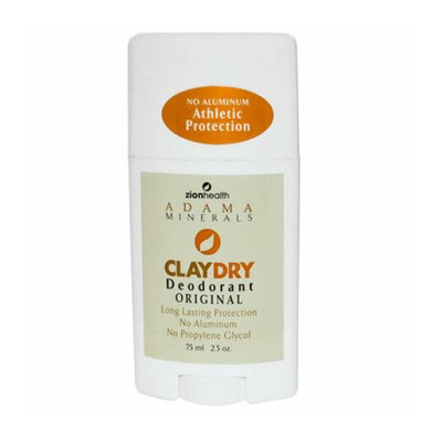 Zion Health Adama Minerals Clay Dry Deodorant Original 2.5 oz