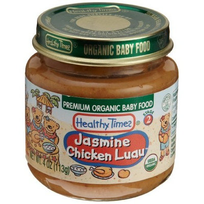 Healthy Times Premium Organic Baby Food, Jasmine Chicken Luau, 4-Ounce Jars (Pack of 24)