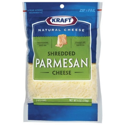 Kraft Shredded Parmesan Cheese 6 oz