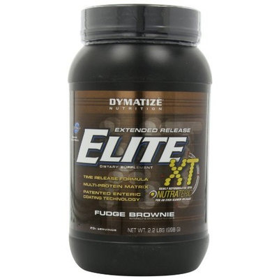 Dymatize Nutrition Extended Release Elite, Fudge Brownie, 2.2 Pound