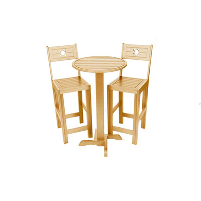 Bar Commercial Grade Bistro Set, Cedar