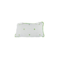 Spa Sisters Terry Bath Pillow, Dots Green