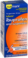 Sunmark Infants Ibuprofen Oral Suspension, Berry 1 oz by Sunmark