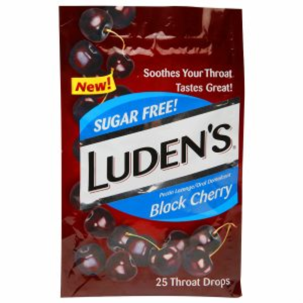 Luden's Throat Drops, Black Cherry, 25 ea