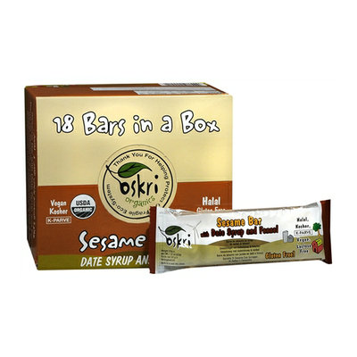 Oskri Organics Sesame Bars 18 Pack