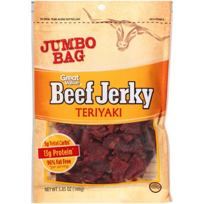 Wal-mart Stores, Inc. Great Value Teriyaki Beef Jerky, 5.85 oz