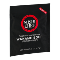 Sushi Chef Wakame Soup Mix Traditional Japanese Style