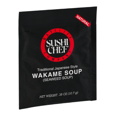 Sushi Chef Wakame Soup Mix Traditional Japanese Style