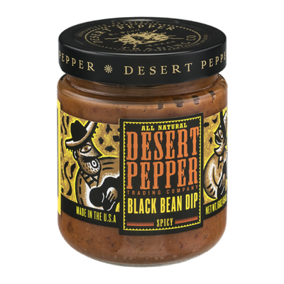 Desert Pepper Trading Company All Natural Black Bean Dip Spicy