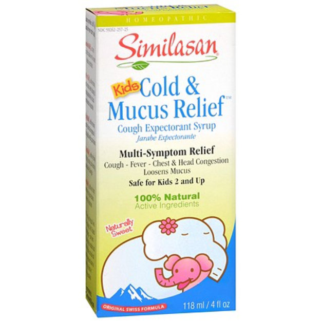 Similasan Kids 212 Cold and Mucus Relief Cough Expectorant Syrup