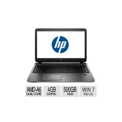 HP ProBook 455 G2 Notbook PC - AMD A6 Pro-7050B with with Radeon R4 Graphics, 2.2 GHz, 4GB Memory,500GB HDD, 15.6