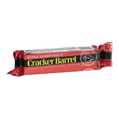 Cracker Barrel Cheddar Cheese Extra Sharp-White