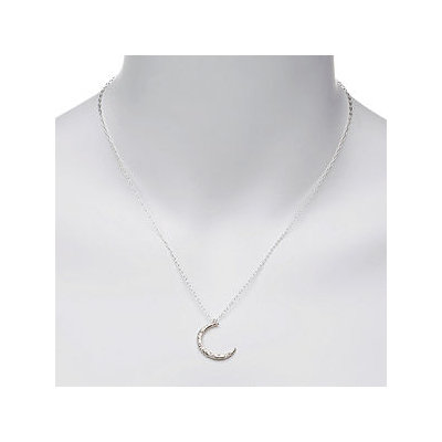 Yayoi Forest Jewelry Silver Crescent Necklace