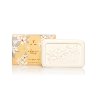 Thymes Triple Milled Soap, Ambersweet Orange, 7-Ounce Bar
