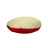 Majestic Pet Products Majestic Pet 788995662419 40 in. Medium Round Pet Bed- Red-Faux Sheepskin