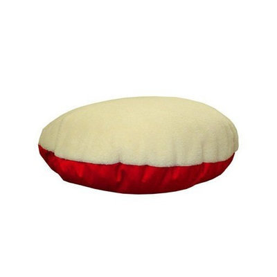 Majestic Pet Products Majestic Pet 788995662419 40 in. Medium Round Pet Bed- Red-Faux Sheepskin