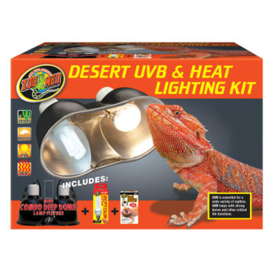 Zoo Med ZOO MEDTM Desert UVB & Heat Lighting Kit