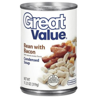 Great Value: Bean With Bacon Condensed Soup, 11.25 Oz