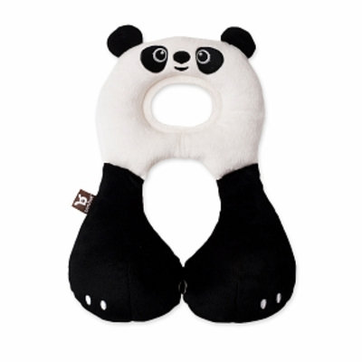 BenBat Travel Friends Head Neck Support 1-4 Yrs PANDA, Black White, 1 ea