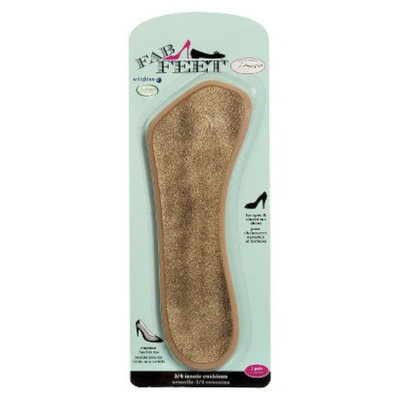 Fab Feet 3/4 Insole - Gold Metallic