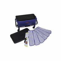 Rubbermaid Commercial Products Microfiber Floor Finishing System in Blue / Black / White
