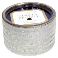 Pacific Trade THE Collection Vanilla Container Candle GLD SIL