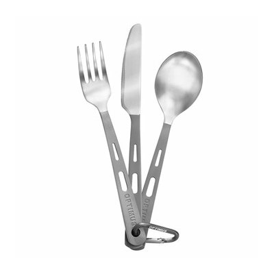 Optimus Titanium 3 Piece Cutlery Set