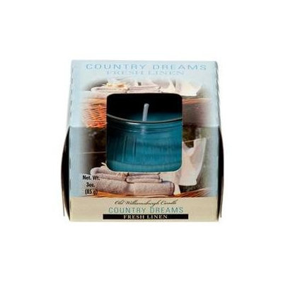 Wholesale Candle Tumbler 3Z In Paper Box Fresh Linen -Sold by 1 Case of 8 Pieces