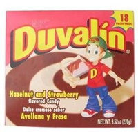 Duvalin Hazelnut and Strawberry Flavored Candy