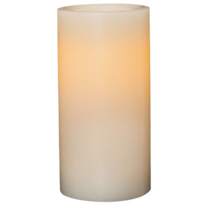 Threshold 3x6 Wax Pillar With 5 Hour Timer - Cream