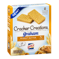 Lance Cracker Creations Graham Peanut Butter - 6 PK