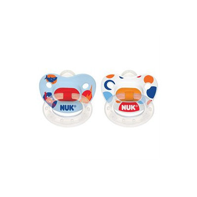 Nuk Nuk Silicone Nature Pacifier - Size 2 - 2 pk - Girl