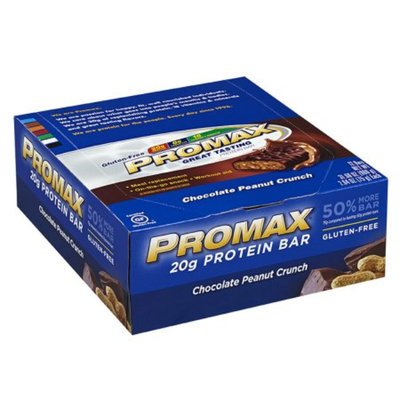 Promax Nutrition Chocolate Peanut Crunch Energy Bar 12 Pack Chocolate Peanut Crunch