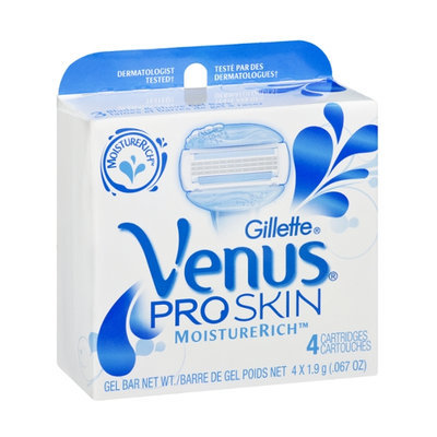 Gillette Venus MoistureRich Pro Skin Gel Bar Cartridges