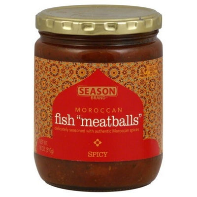Season Moroccan Fish Meatballs, Spicy, 18-ounces (Pack of 6)