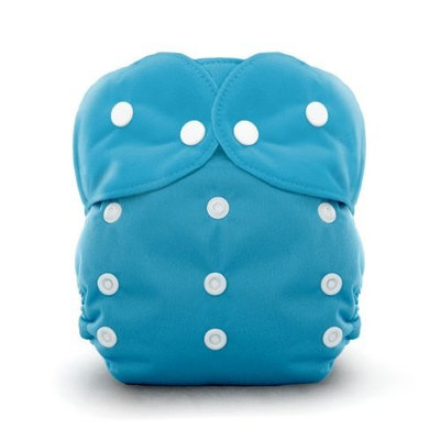Thirsties Duo All in One Snap, Ocean Blue, Size One (6-18 lbs) (Discontinued by Manufacturer)