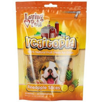 Loving Pets Vegitopia Pineapple Slices Dog Treats, 3.5-Ounces