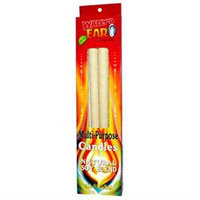 Wallys Natural Products 83694 Wallys Paraffin Plain Ear Candle - 1x4 Pk