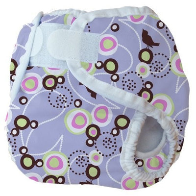 Thirsties Diaper Cover, White, X-Small (6-12 lbs) (Discontinued by Manufacturer)