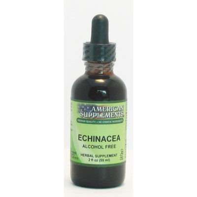 Echinacea Alcohol Free No Chinese Ingredients American Supplements 2 oz Liquid