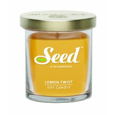 Soy Basics Seeds Lemon Twist Soy Candles, 7.5-Ounce (Pack of 2)