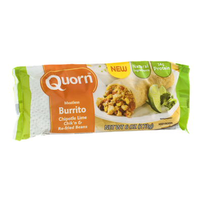 Quorn Burrito Chipotle Lime Chik'n & Re-fried Beans Meatless