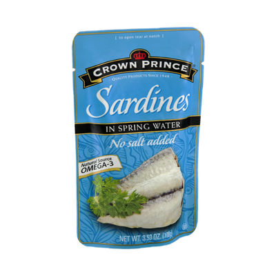 Crown Prince Sardines in Spring Water No Salt Added