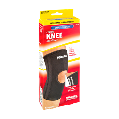 Mueller Sport Care Small/Medium Elastic Knee Stabilizer