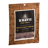 Krave Pork Jerky Grilled Sweet Teriyaki