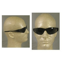 Crews MCR Safety CK112 Checkmate Safety Glasses with Clear Polycarbonate Frame and Grey Lens