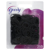 Goody Classics Rubberbands, Black, 250 CT